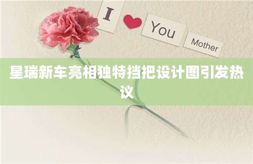星瑞新车亮相独特挡把设计图引发热议