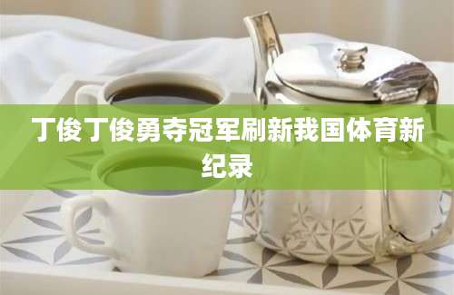 丁俊丁俊勇夺冠军刷新我国体育新纪录