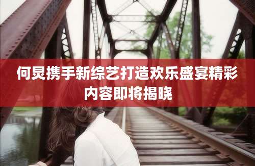 何炅携手新综艺打造欢乐盛宴精彩内容即将揭晓