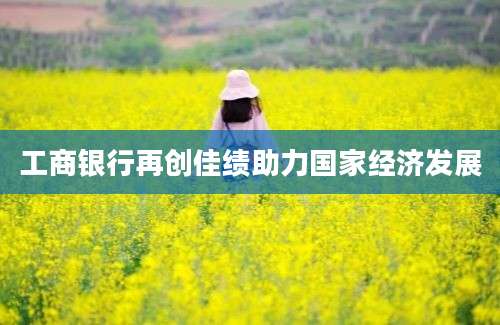 工商银行再创佳绩助力国家经济发展
