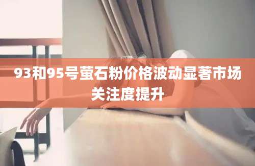93和95号萤石粉价格波动显著市场关注度提升