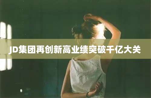 JD集团再创新高业绩突破千亿大关