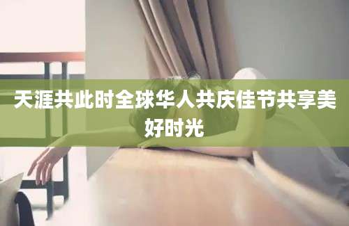 天涯共此时全球华人共庆佳节共享美好时光