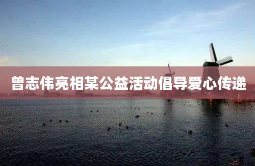 曾志伟亮相某公益活动倡导爱心传递