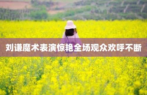 刘谦魔术表演惊艳全场观众欢呼不断