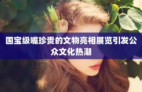 国宝级嘴珍贵的文物亮相展览引发公众文化热潮