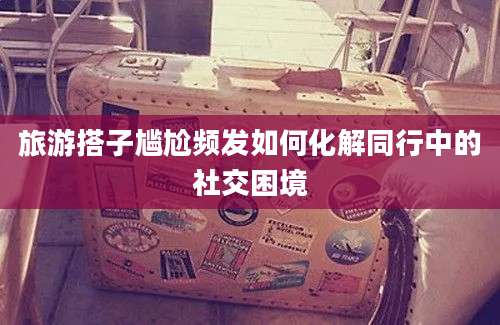 旅游搭子尴尬频发如何化解同行中的社交困境