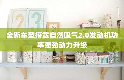 全新车型搭载自然吸气2.0发动机功率强劲动力升级