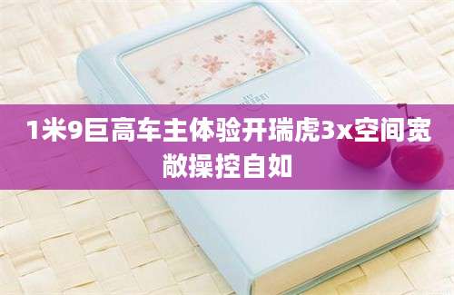 1米9巨高车主体验开瑞虎3x空间宽敞操控自如
