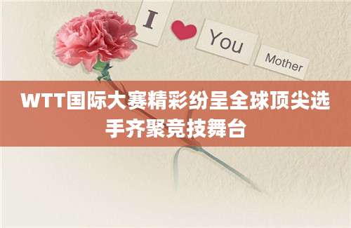 WTT国际大赛精彩纷呈全球顶尖选手齐聚竞技舞台