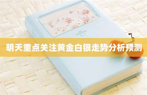 明天重点关注黄金白银走势分析预测