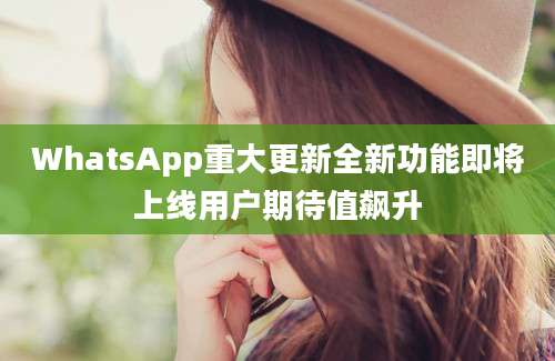 WhatsApp重大更新全新功能即将上线用户期待值飙升