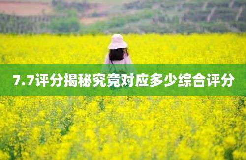 7.7评分揭秘究竟对应多少综合评分