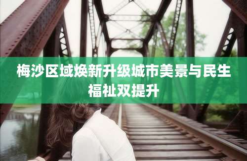 梅沙区域焕新升级城市美景与民生福祉双提升