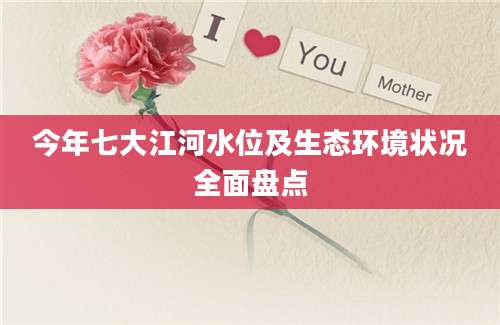 今年七大江河水位及生态环境状况全面盘点