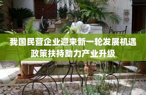 我国民营企业迎来新一轮发展机遇政策扶持助力产业升级