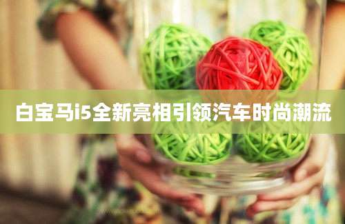 白宝马i5全新亮相引领汽车时尚潮流