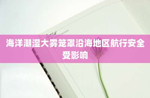 海洋潮湿大雾笼罩沿海地区航行安全受影响