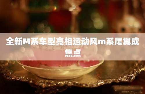 全新M系车型亮相运动风m系尾翼成焦点