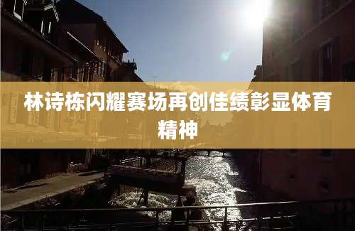 林诗栋闪耀赛场再创佳绩彰显体育精神