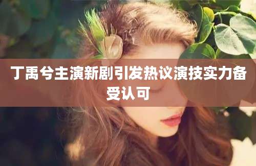 丁禹兮主演新剧引发热议演技实力备受认可