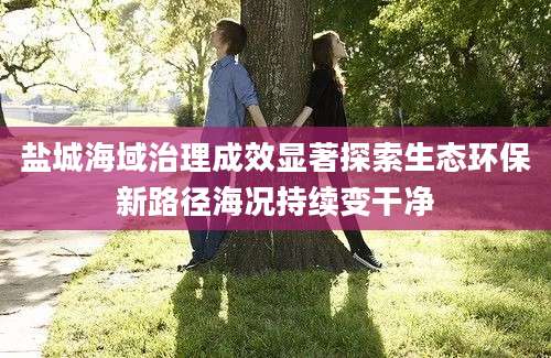盐城海域治理成效显著探索生态环保新路径海况持续变干净