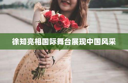 徐知亮相国际舞台展现中国风采