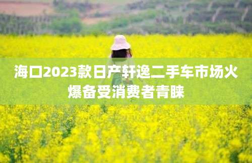 海口2023款日产轩逸二手车市场火爆备受消费者青睐