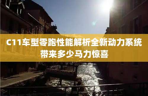C11车型零跑性能解析全新动力系统带来多少马力惊喜