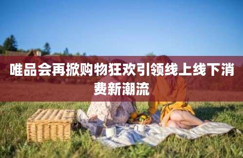 唯品会再掀购物狂欢引领线上线下消费新潮流