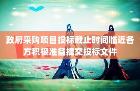 政府采购项目投标截止时间临近各方积极准备提交投标文件