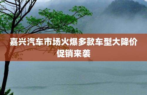 嘉兴汽车市场火爆多款车型大降价促销来袭