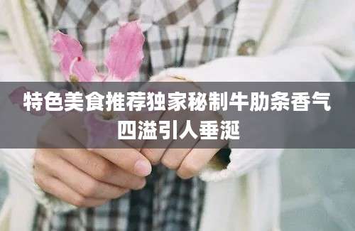 特色美食推荐独家秘制牛肋条香气四溢引人垂涎