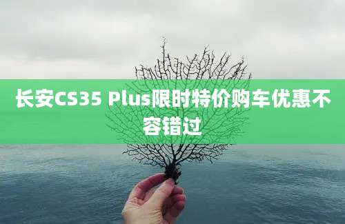 长安CS35 Plus限时特价购车优惠不容错过