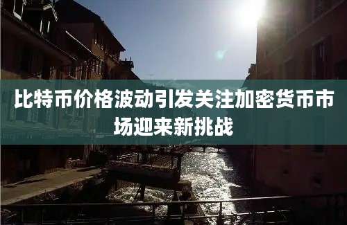 比特币价格波动引发关注加密货币市场迎来新挑战