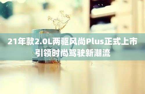 21年款2.0L两驱风尚Plus正式上市引领时尚驾驶新潮流