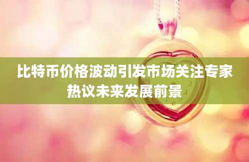 比特币价格波动引发市场关注专家热议未来发展前景