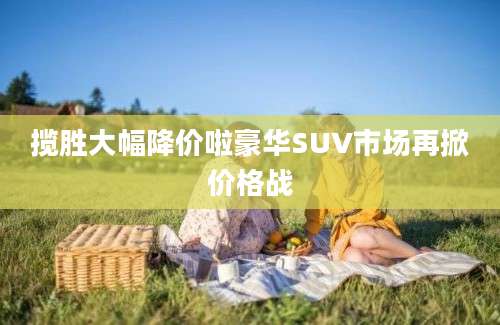 揽胜大幅降价啦豪华SUV市场再掀价格战