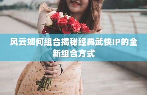 风云如何组合揭秘经典武侠IP的全新组合方式