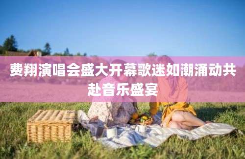 费翔演唱会盛大开幕歌迷如潮涌动共赴音乐盛宴