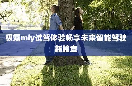 极氪miy试驾体验畅享未来智能驾驶新篇章