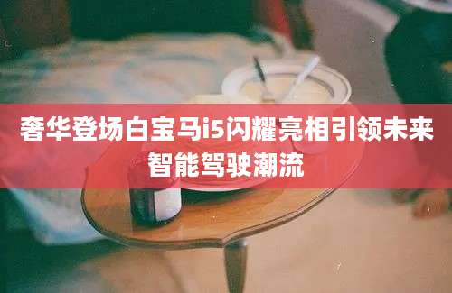 奢华登场白宝马i5闪耀亮相引领未来智能驾驶潮流