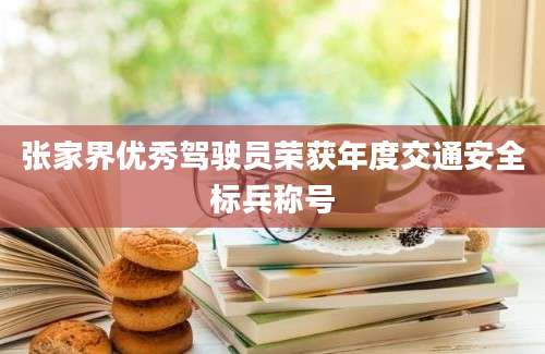 张家界优秀驾驶员荣获年度交通安全标兵称号