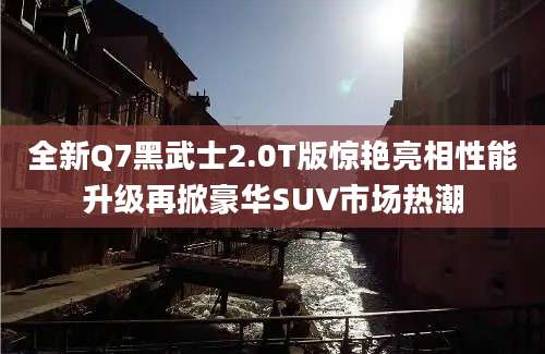 全新Q7黑武士2.0T版惊艳亮相性能升级再掀豪华SUV市场热潮