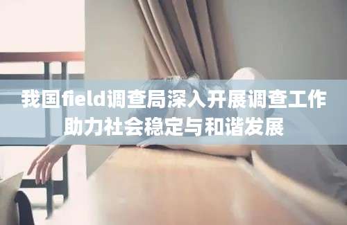 我国field调查局深入开展调查工作助力社会稳定与和谐发展