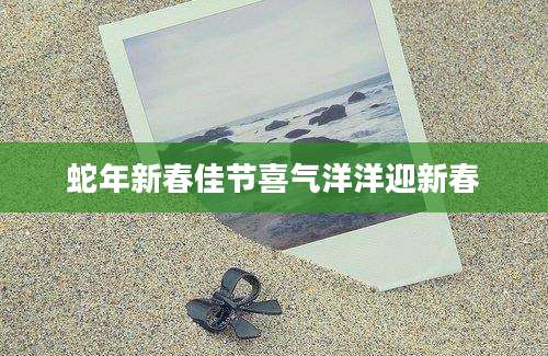 蛇年新春佳节喜气洋洋迎新春